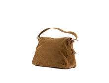 Beige Mamma Baguette Shoulder Handbag