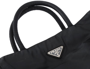 Black Nylon Handbag