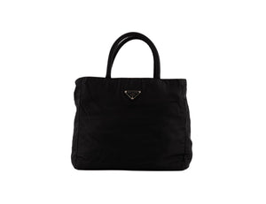 Black Nylon Handbag