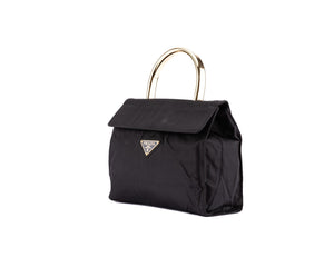 Black Nylon Handbag