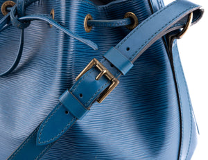 Blue Petit Noe Shoulder Bag