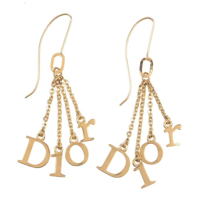 CHRISTIAN DIOR - Logo Earring