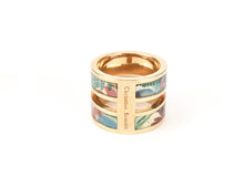 Caribei Gold Double Band Ring