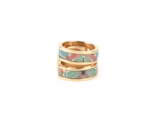 Caribei Gold Double Band Ring