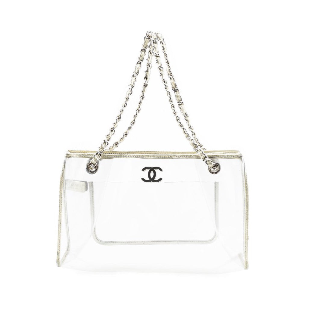 Clear Chain Shoulder Bag