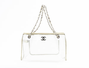 Clear Chain Shoulder Bag